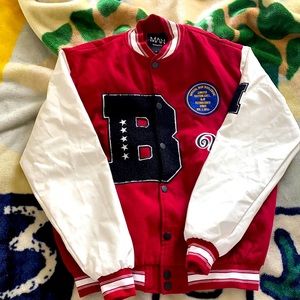 Burgundy Varsity jacket